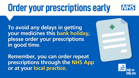 Bank Holiday Prescriptions