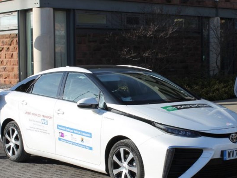 South Tees Hydrogen Fuelled Car