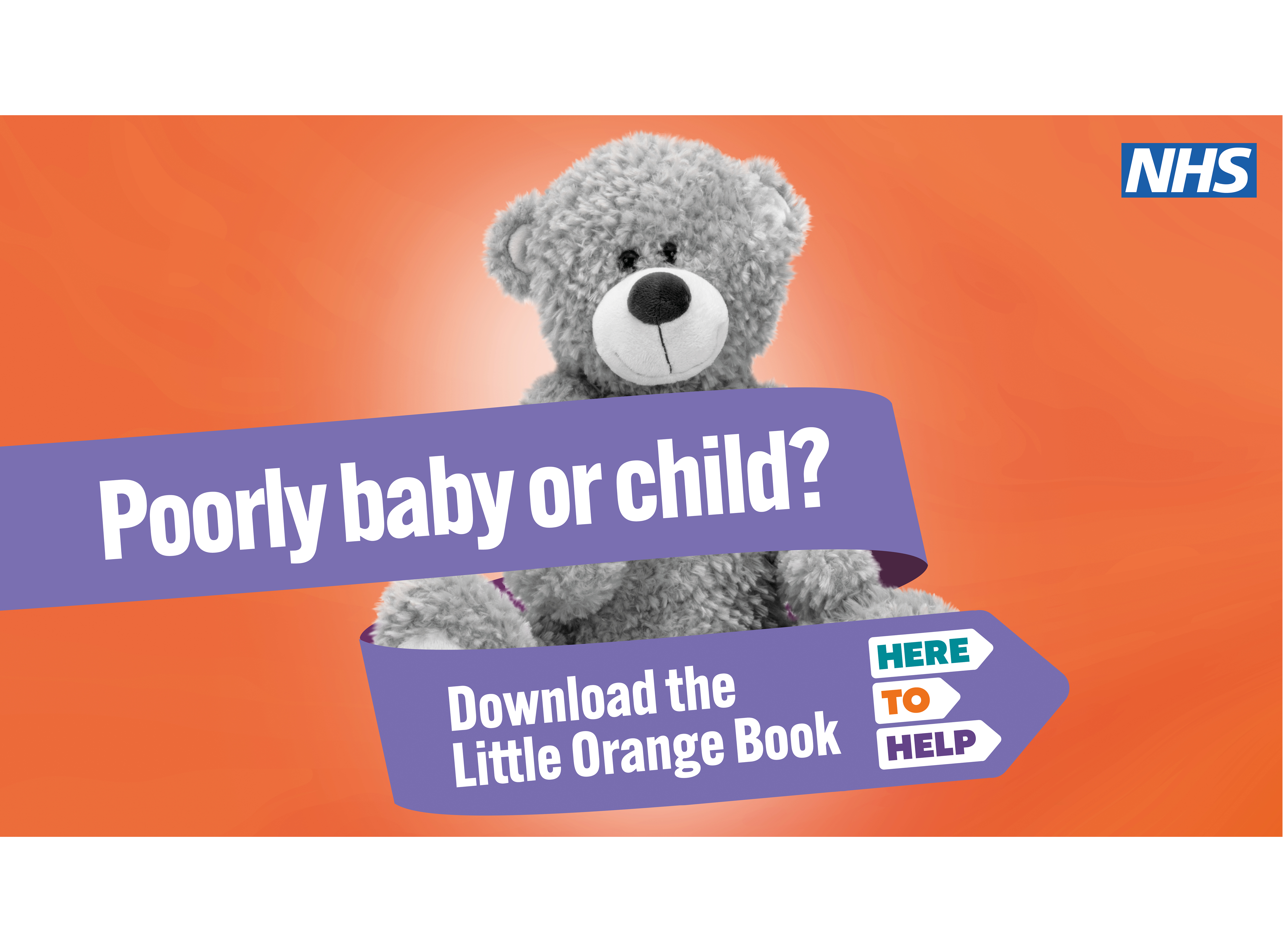 Poorly baby or child? Download the little orange book