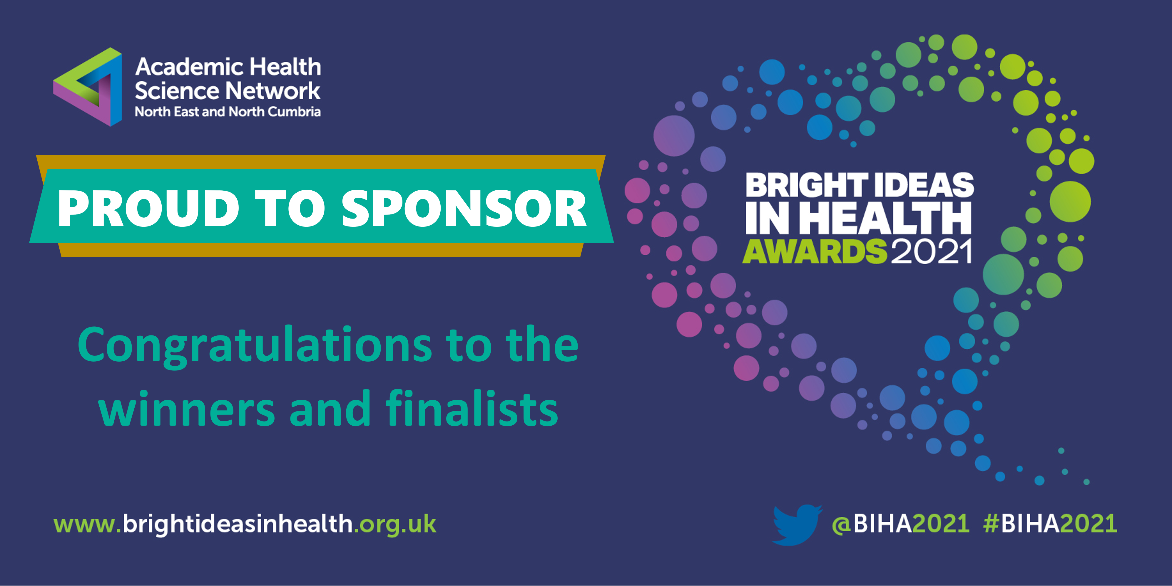 Proud To Sponsor Congratulations