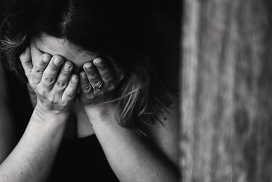 Stressed person