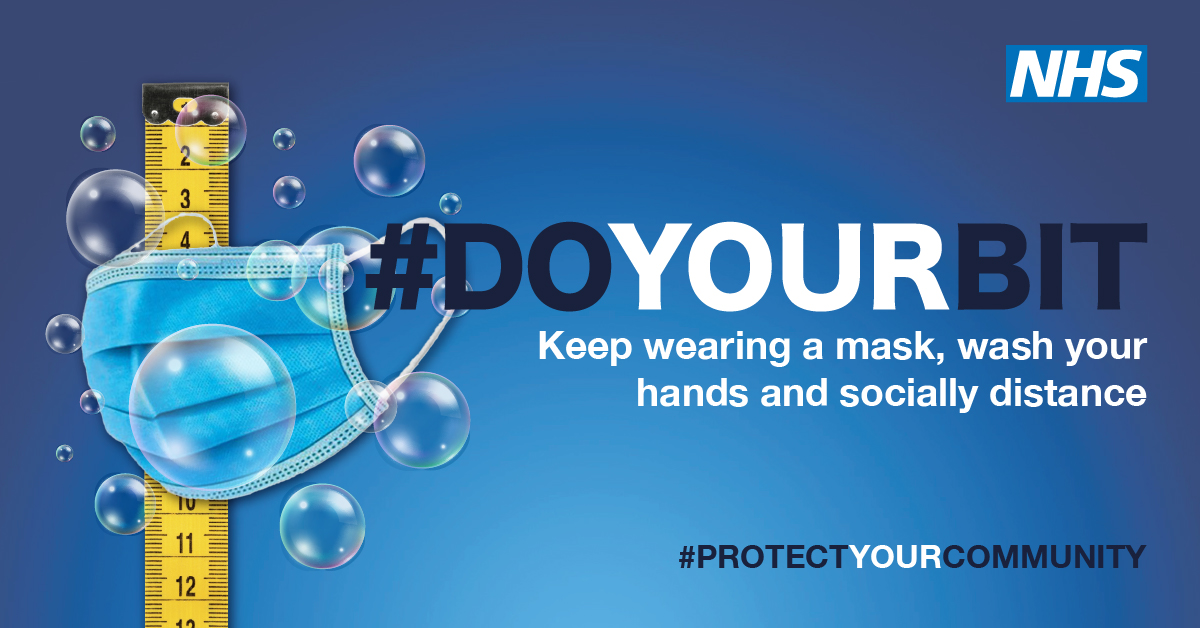 DYB Mask, Hands Distance 100