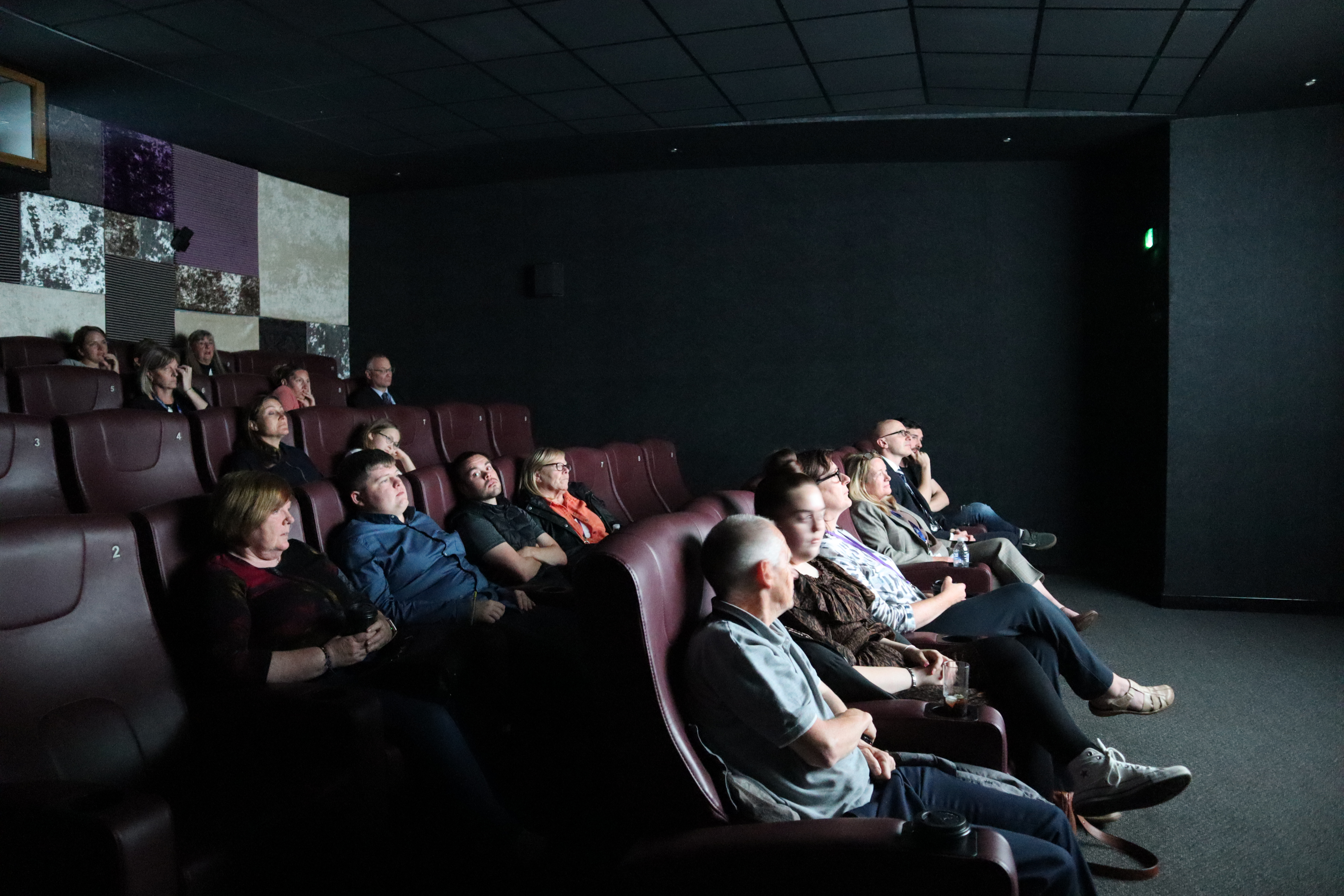 People in cinema seats