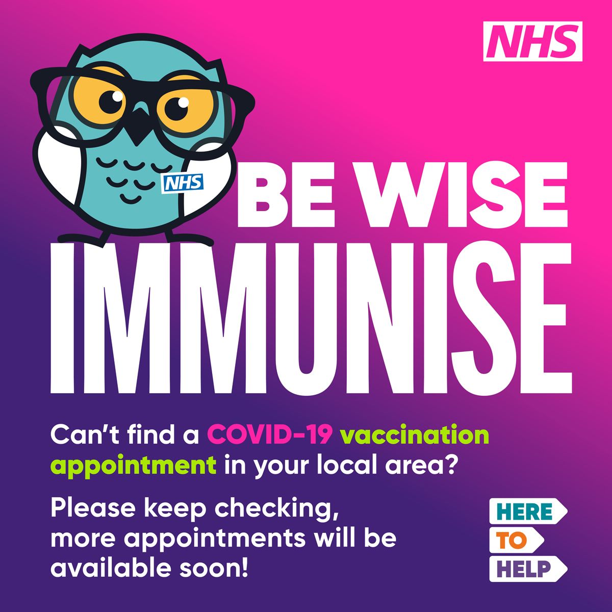 Vaccine Appointments Facebook 1200X1200 Static