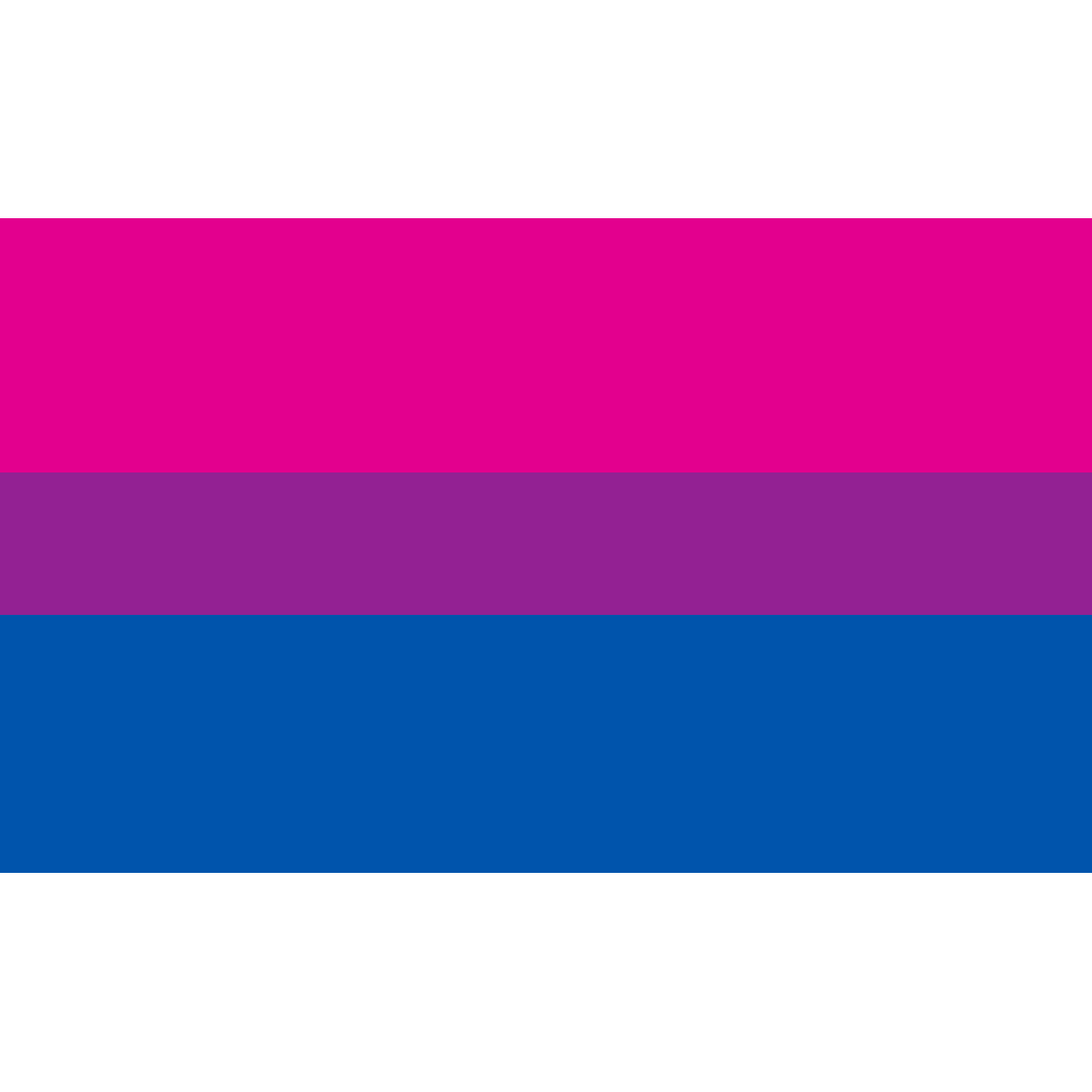 Bisexuality flag, pink purple and blue