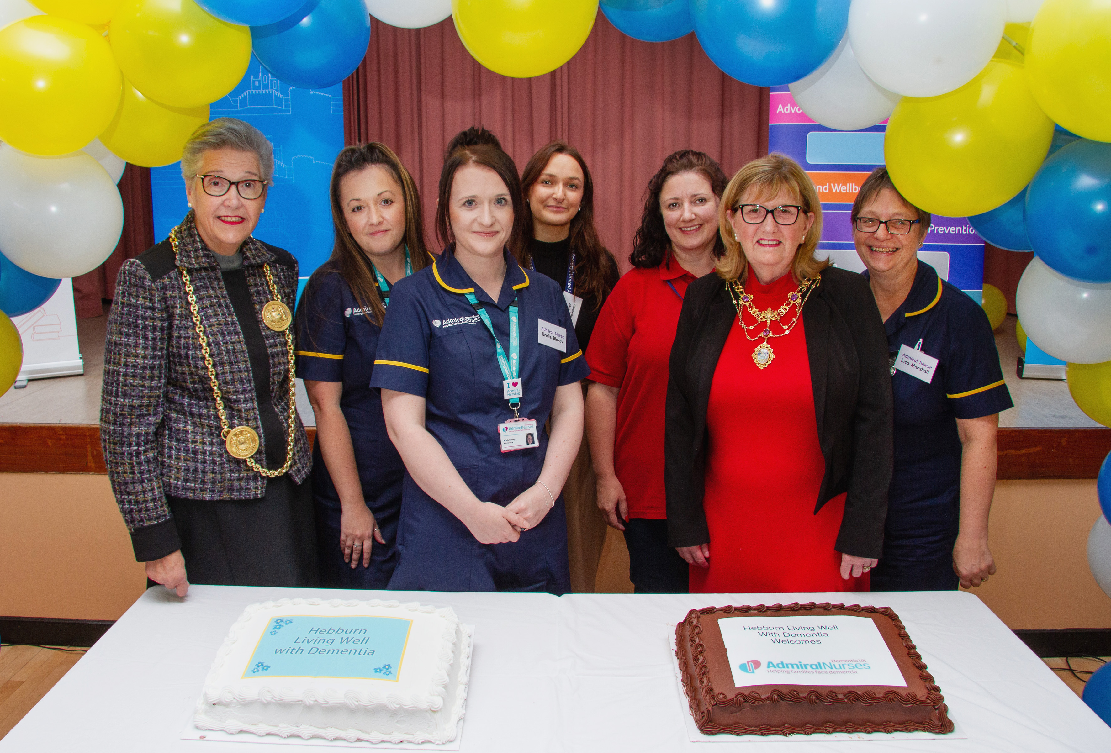 Mayor Pat Hay, Bridie Blakey, Lauren Carter, Harriet Kleinman, Tanya Wills, Jean Copp, Lisa Marshall