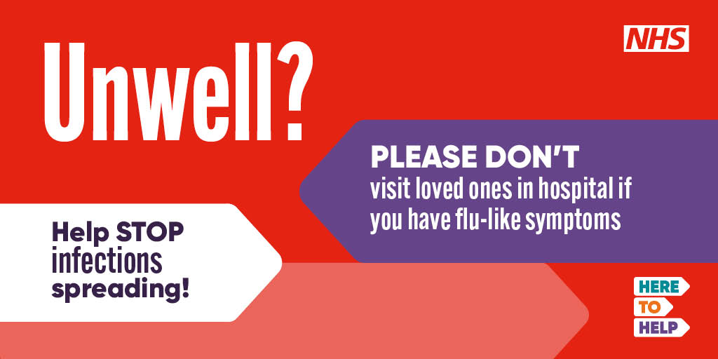 NHS Help Stop Infections Spreading X